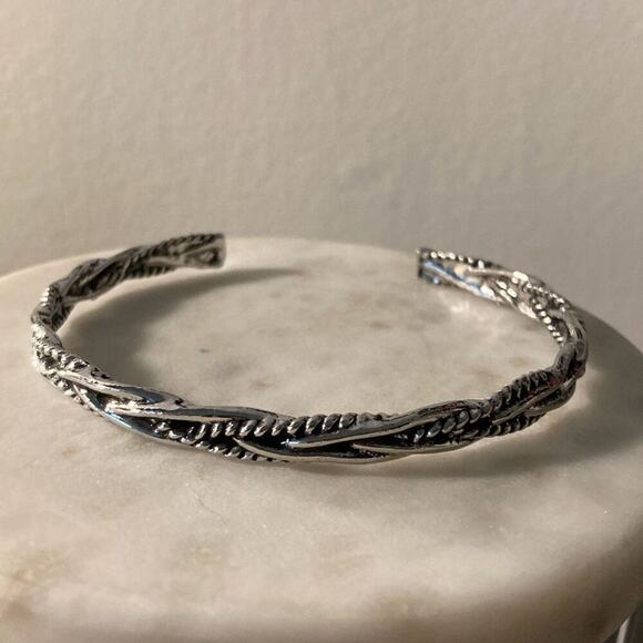 Cuff bracelet braid detailing unisex - Picture 1 of 4